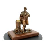 Statueta din bronz„ Michelangelo la lucru scoala franceza | secol XIX